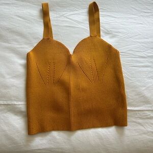 Vince Gold Sweater Tank